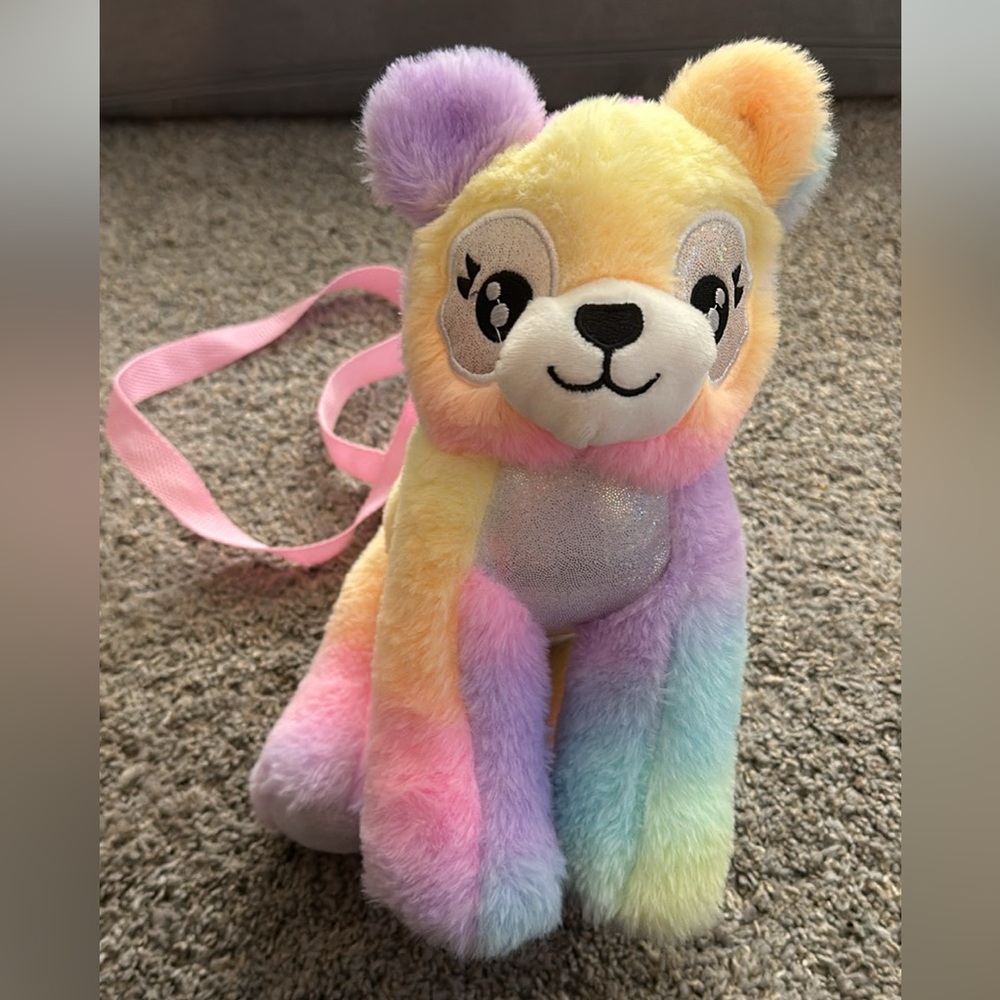 Colorful Plush Bear Toy